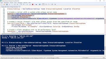 Azure Tip: Mit der PowerShell einen SQL-Server bereitstellen und die SQL-Firewall konfigurieren