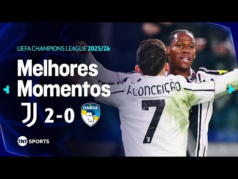 BALAÇO NO ÂNGULO E CONTRA-ATAQUE MORTAL! JUVENTUS 2X0 PAFOS | MELHORES MOMENTOS