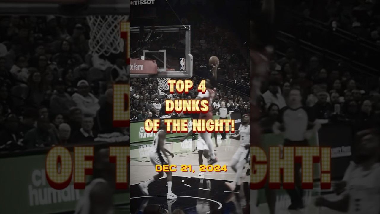 Top 4 Dunks of the Night! LeBron, Tatum, Mobley, & Sharpe Shine!