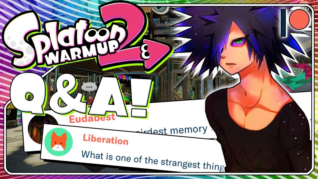 Creepy Messages? Face Reveal? | Splatoon Warm Up 17 (February Q&A) スプラトゥーン2 チャージャー