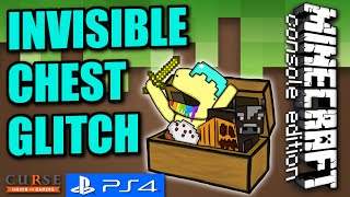 MINECRAFT - PS4 - SECRET CHEST GLITCH - TUTORIAL - XBOX ONE -