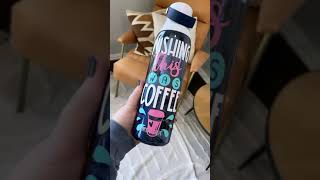 💧 How to Apply Adhesive Vinyl on a Water Bottle | Water Measuring Water Bottle