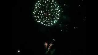 City of Pullman Washington Fireworks in living colors