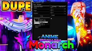 Anime Vanguards Script GUI / HACK & | DUPE SCRIPT & ROLLBACK REROLLS INF GEMS MACRO AUTOFARM SCRIPT