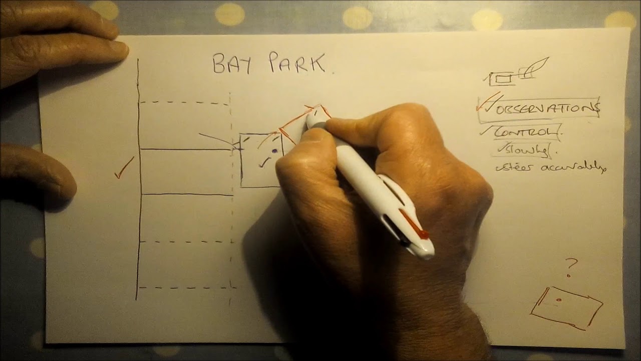 Reverse Bay Park - explained and demonstrated for learner drivers
