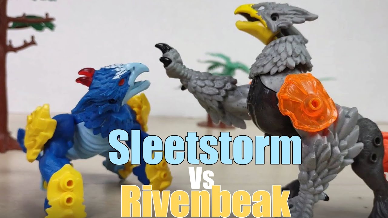 Sleetstorm vs Rivenbeak | Breakout Beast (Stop Motion)