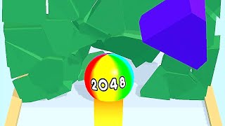 2048 Ball Game - Merge Number 4096 ! All Levels Gameplay Levels (252-257) android, ios screenshot 5