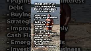 Things You Can Sometimes Use Your Mortgage For 👀 | Home Equity & Mortgage Strategies in Canada