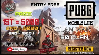PUBG LITE CLAN WAR II FREE ENTRY CLAN WAR TOURNAMENT screenshot 4