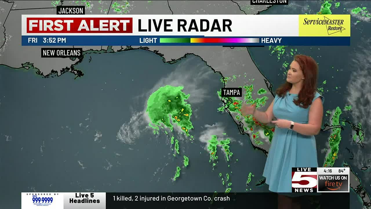 VIDEO: Tropical Storm Arlene forms in the Gulf of Mexico - YouTube