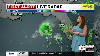 VIDEO: Tropical Storm Arlene forms in the Gulf of Mexico