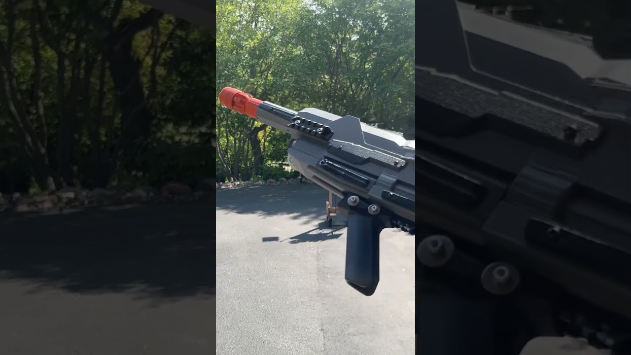 HALO STYLE! Custom Gel Ball Blaster TOY! M4 Based - 250+ FPS - HUGE! One of a Kind 