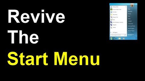 How To Bring The Windows 7 Start Button & Start Menu Back To Windows 8 Consumer Preview