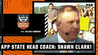 Shawn Clark on App State's upset over Texas A&M & the teams campfire tradition | College GameDay screenshot 4