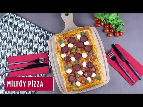 Milföy Pizza Nasıl Yapılır? – Evde Milföyden Kolay Pizza Yapımı / Pratik Yemek Tarifleri