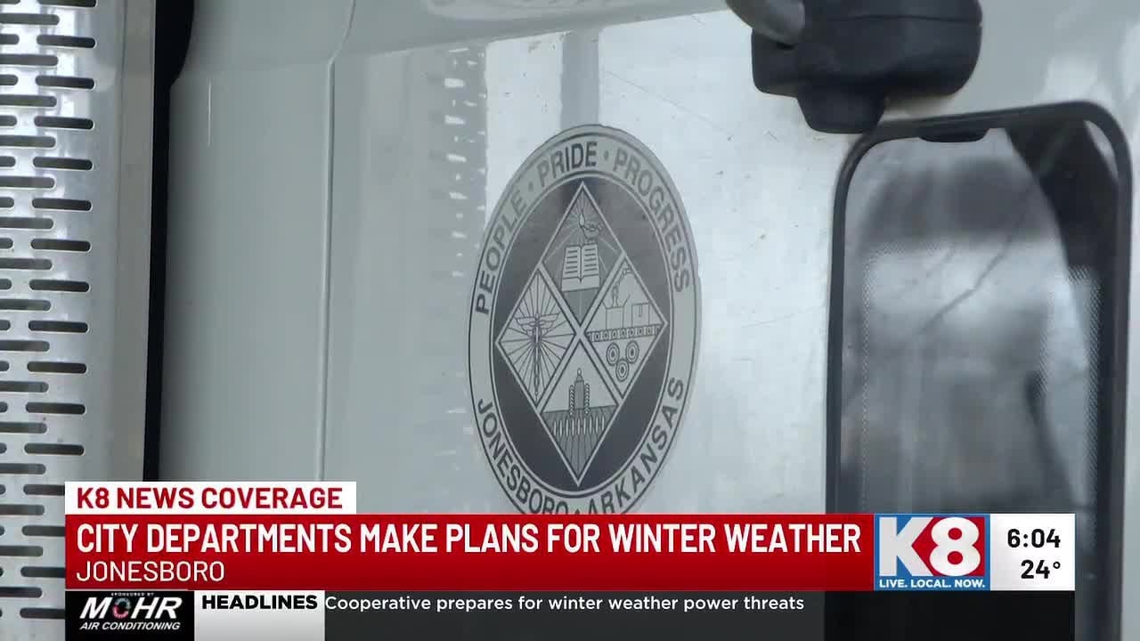 Streets department prepares for winter storm