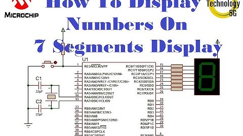 Microcontroller PIC16F887 Video 17 How To Display Numbers Using Array