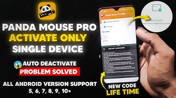 Panda mouse pro activation single phone 🔥 || auto deactivate problem solved lifetime new code 2023