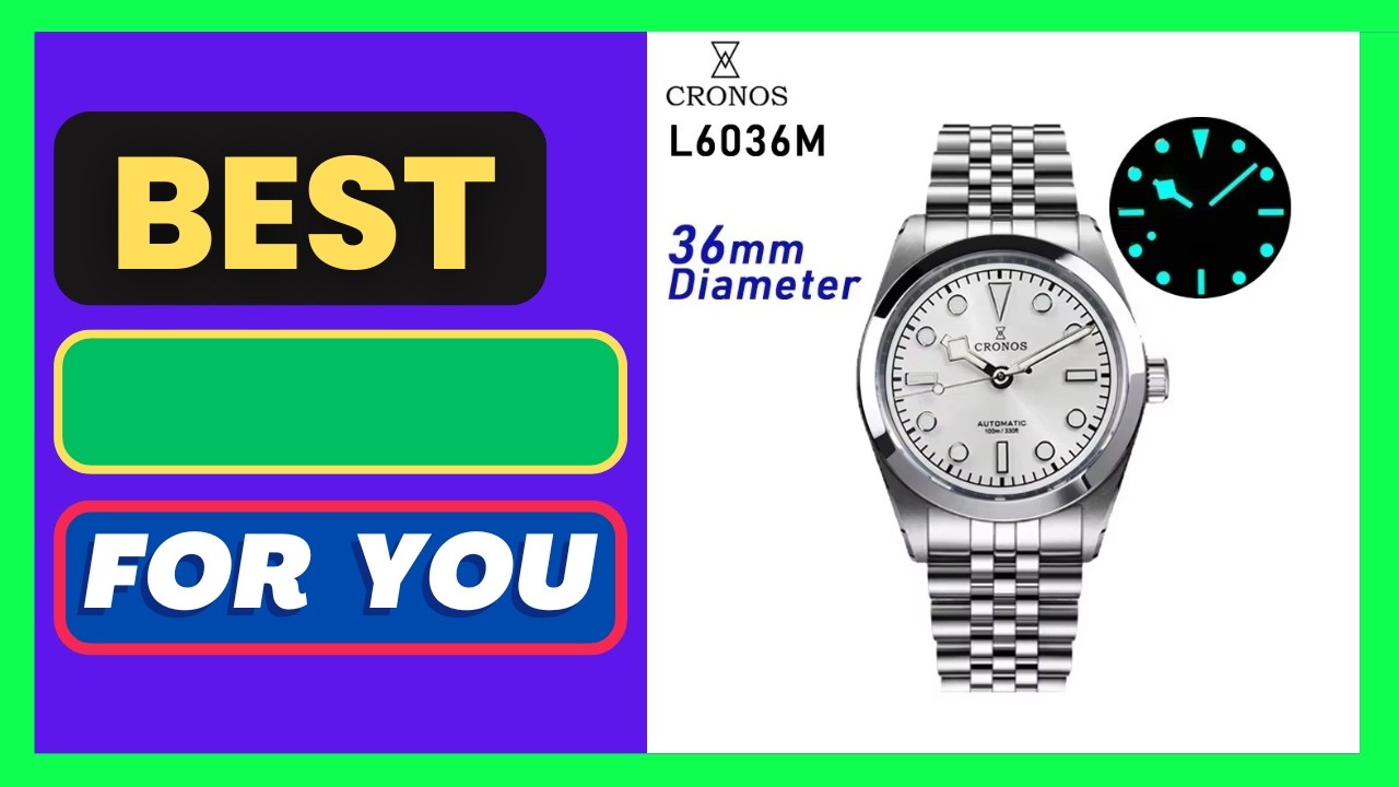 Cronos L6036 Man Watch PT5000 Movement Sapphire