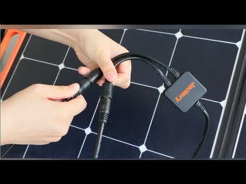 SolarSaga 100W Solar Panel Unboxing & how to parallel connect