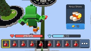 NINJA Boots + JUMP Potion in BedWars! [Blockman Go Tips and Tricks] screenshot 3