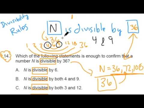 #14 ~ Divisibility Rules ~ 2016 General Curriculum (03) MTEL Math Practice Test 2 ~ GOHacademy.com