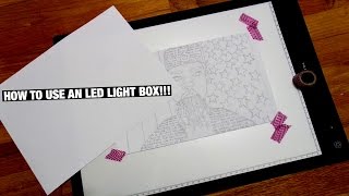 How To Use An Led Light Pad Tutorial Parsimonioustv