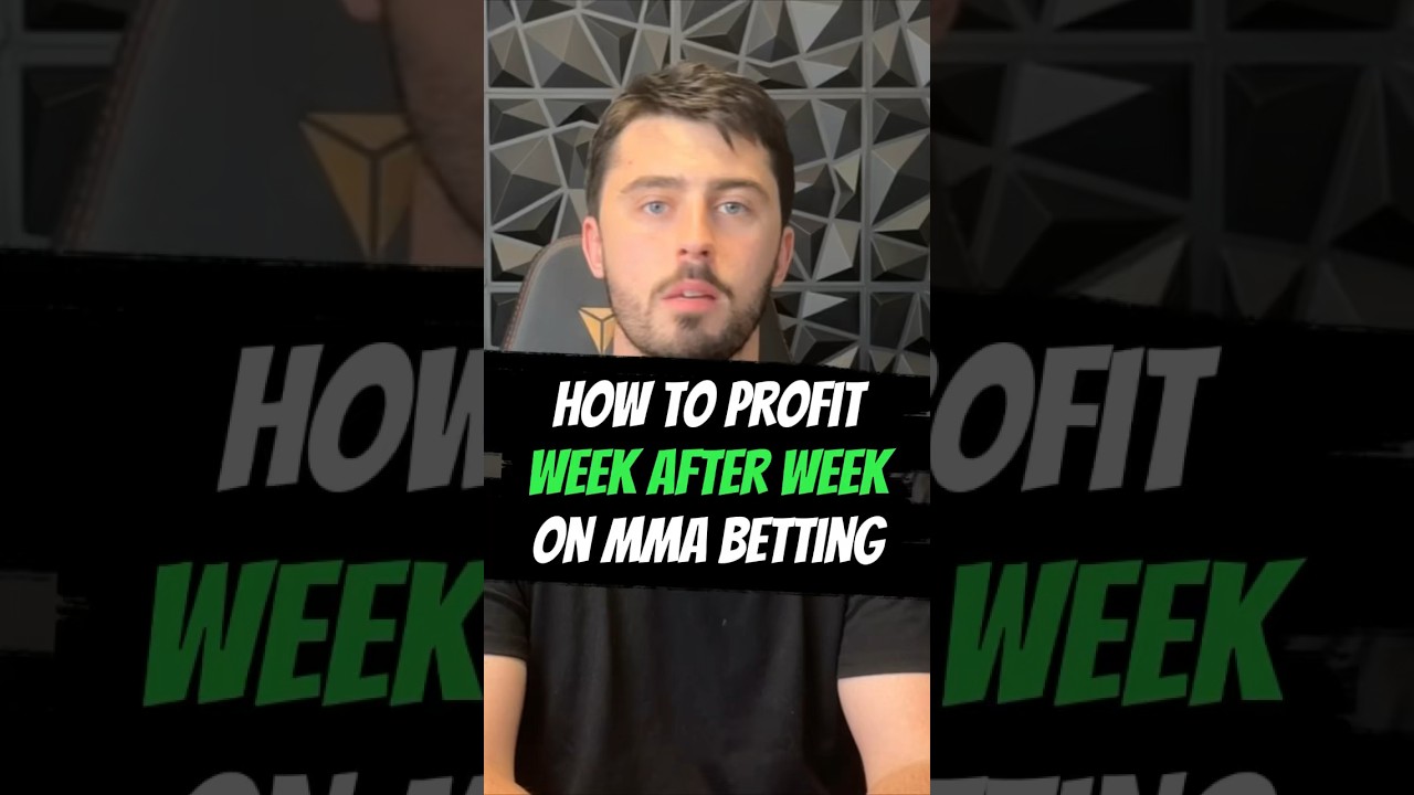 This Is How You Profit Long Term With MMA Betting