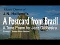 A postcard from brazil for jazz orchestra excerpt bossa nova section