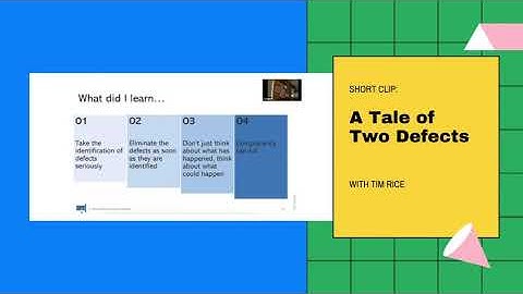 A Tale of Two Defects: Lessons Learned from Eliminating Defects