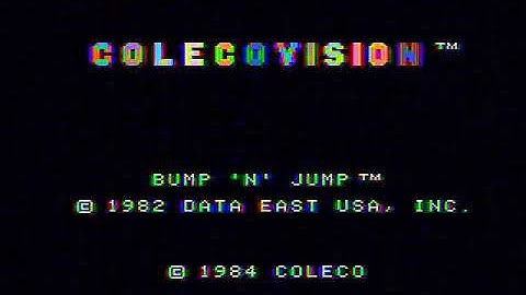 Galaxian and Bum N Jump (Colecovision) on APPLE II