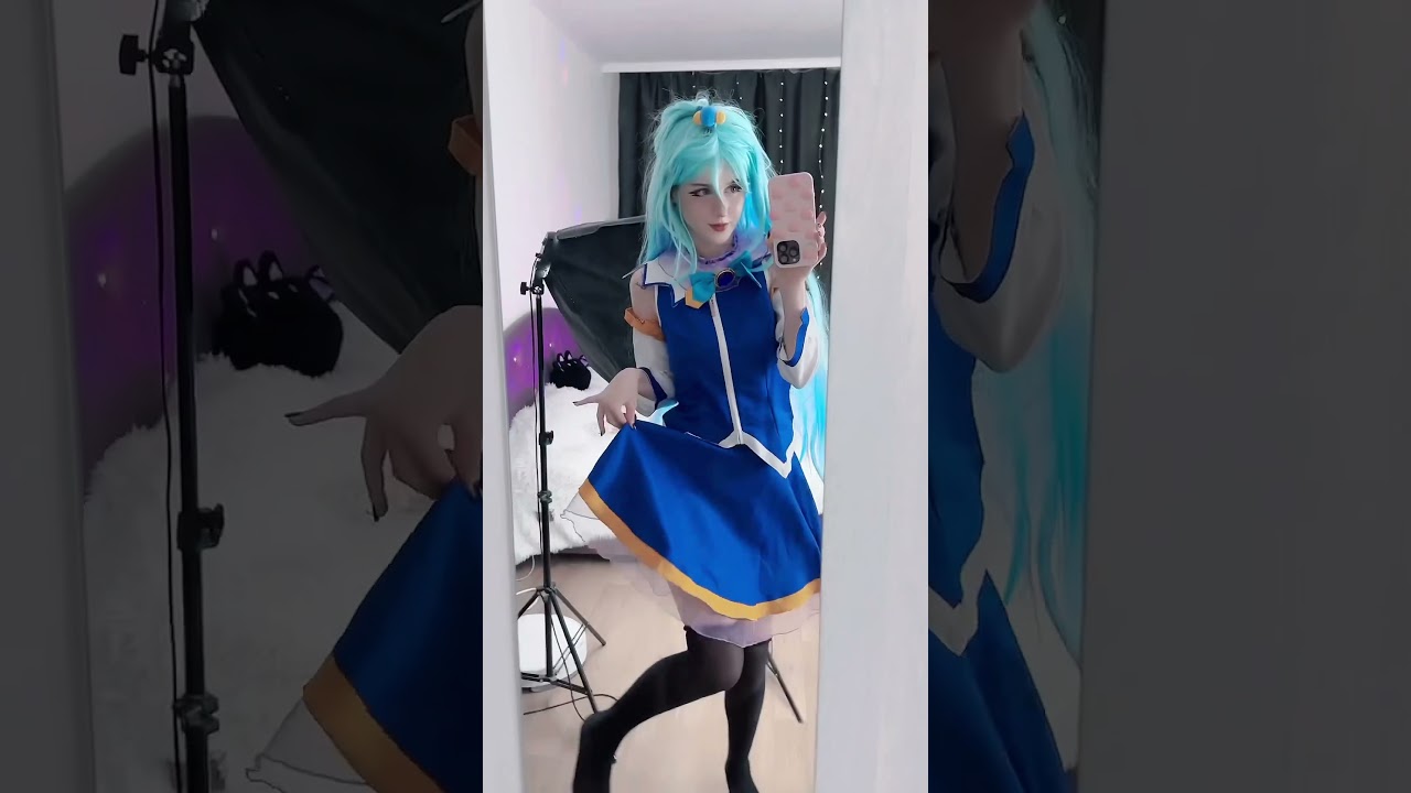 Aqua KonoSuba💙 #cosplay #anime #cosplayer #konosuba #aquacosplay