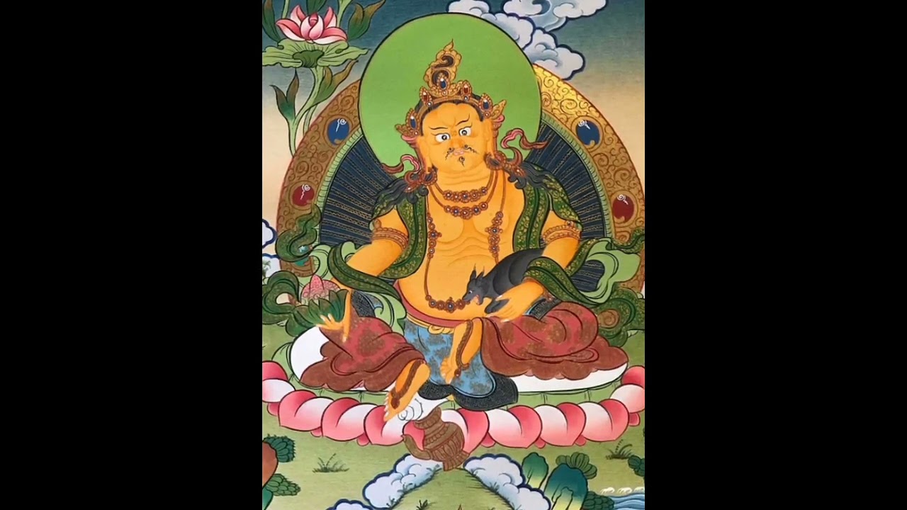 short mantra of zambala (om dzambhala dzalen traye shohaa...)📿📿