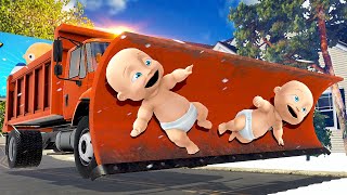 Babies Get HIT by Snow Plow on Christmas - Who's Your Daddy 2 screenshot 4