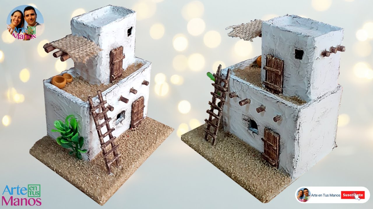 Topo 42+ imagem casas para pesebres navideños en carton