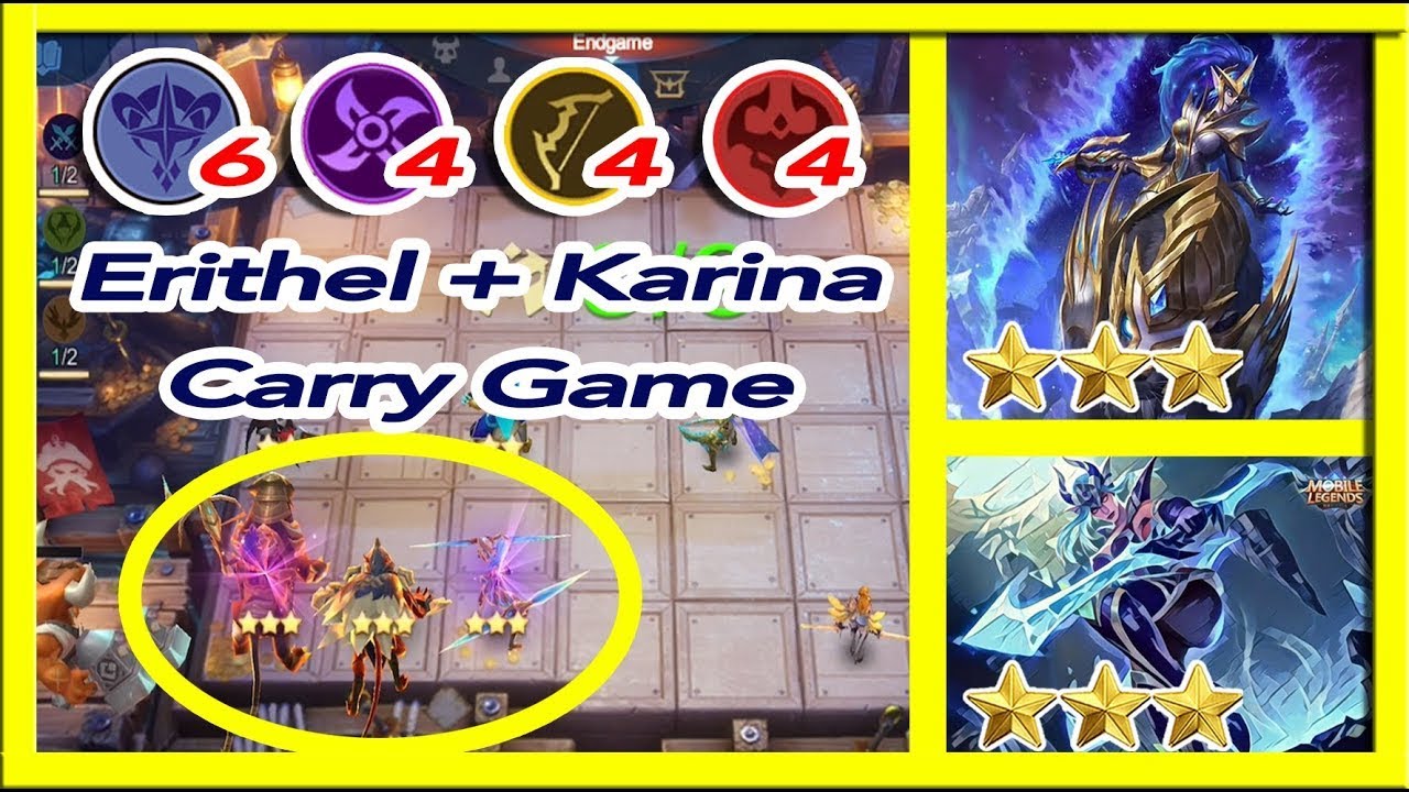 Magic Chess Astro Power 6 Assassin 4 Abyss 4 MM 3 (Unstoppable Erithel + Karina 3 Star)