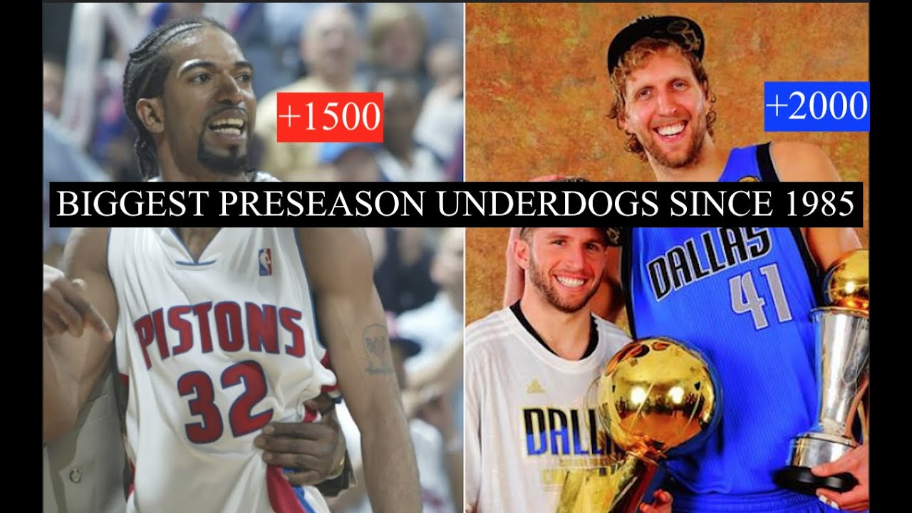 10 Biggest NBA Preseason Betting Underdog Champions Since 1985