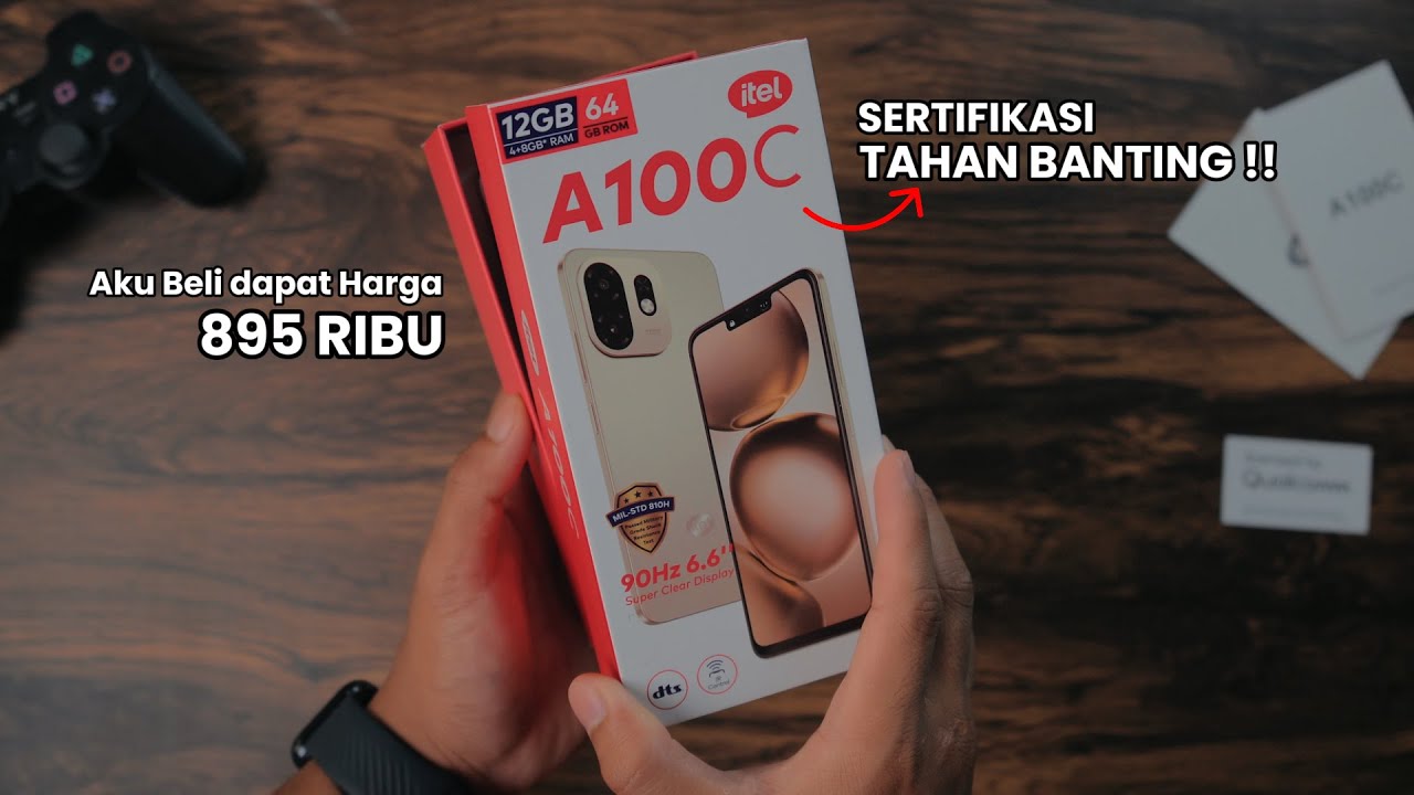 Dapet Harga 895 Ribu !! Unboxing & Camera Test Itel A100C