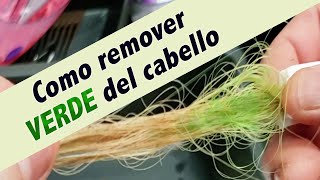 Como Remover Verde Del Cabello