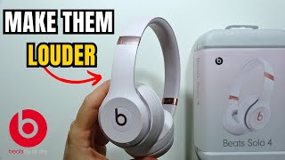 Beats Solo 4: How to Make LOUDER?