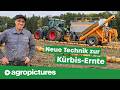Kürbisernte in Niederösterreich mit der neuen Agro-Stahl AXR 330 Kürbiskern Erntemaschine