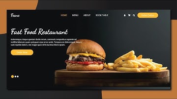 Full Responsive Fast Food | Restaurant Website With Html , Css & Bootstrap 5 | Free Source Code 👇