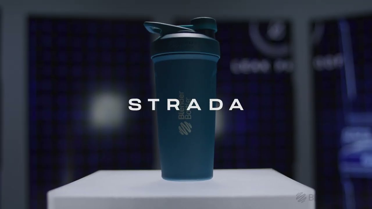 BlenderBottle Strada Insulated Stainless Steel Twist 24 oz Protein Shaker  Bottle