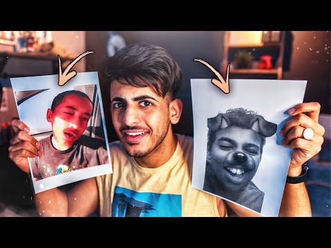 خلونا نطبع صور المتابعين!! 😂❌