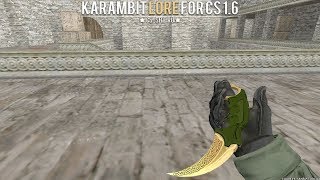 CS:GO Mod | Knife Karambit Lore for cs 1.6