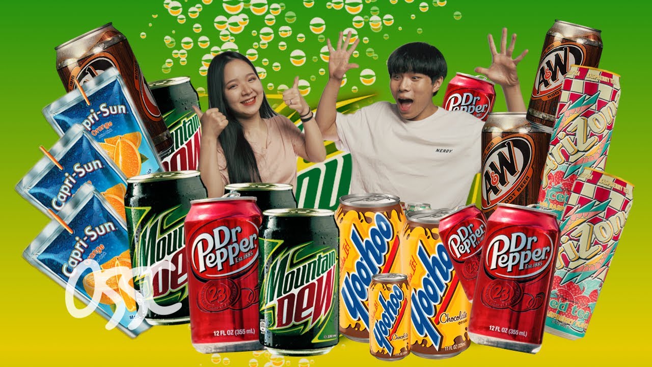 Korean Teens Try American Drinks For The First Time