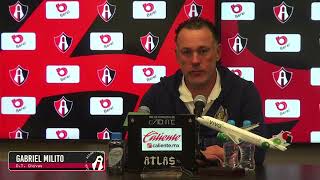 Conferencia De Prensa Gabriel Milito Atlas 1-2 Chivas 7 De Marzo 2026