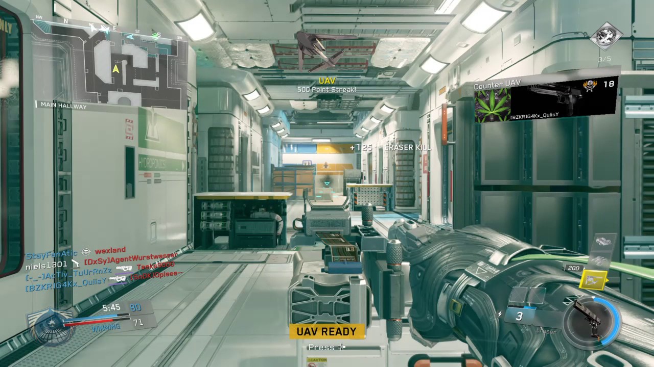 Call of Duty® Infinite Warfare eraser streak1 eraser 6 kills YouTube