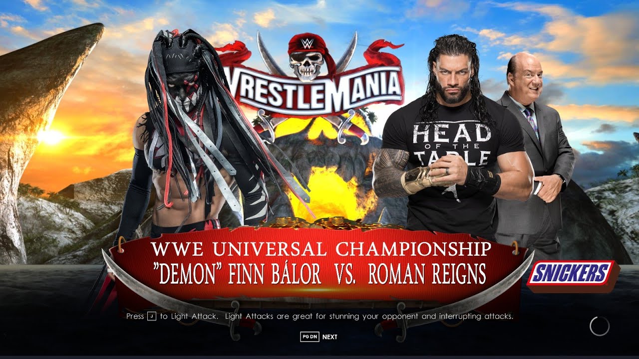 FULL MATCH — Roman Reigns vs. "Demon" Finn Balor — WWE Universal Title Match