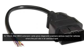 16-Pin OBD2 Extension Cable for Car Diagnostic Scanners – 150cm | Obd2Technology